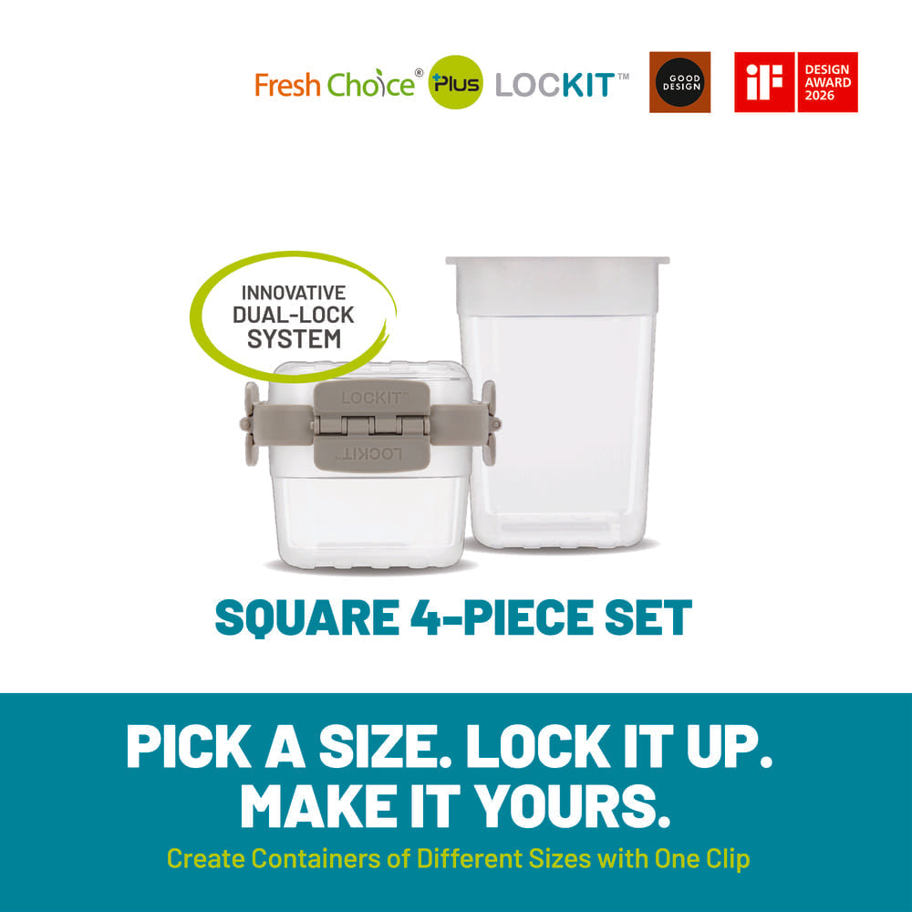 Fresh Choice LOCKIT Square 4-Piece Set - Astra Family