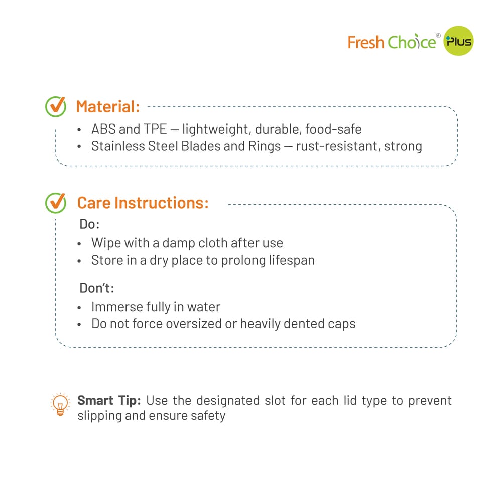 Fresh Choice 6 in 1 Beverage Opener