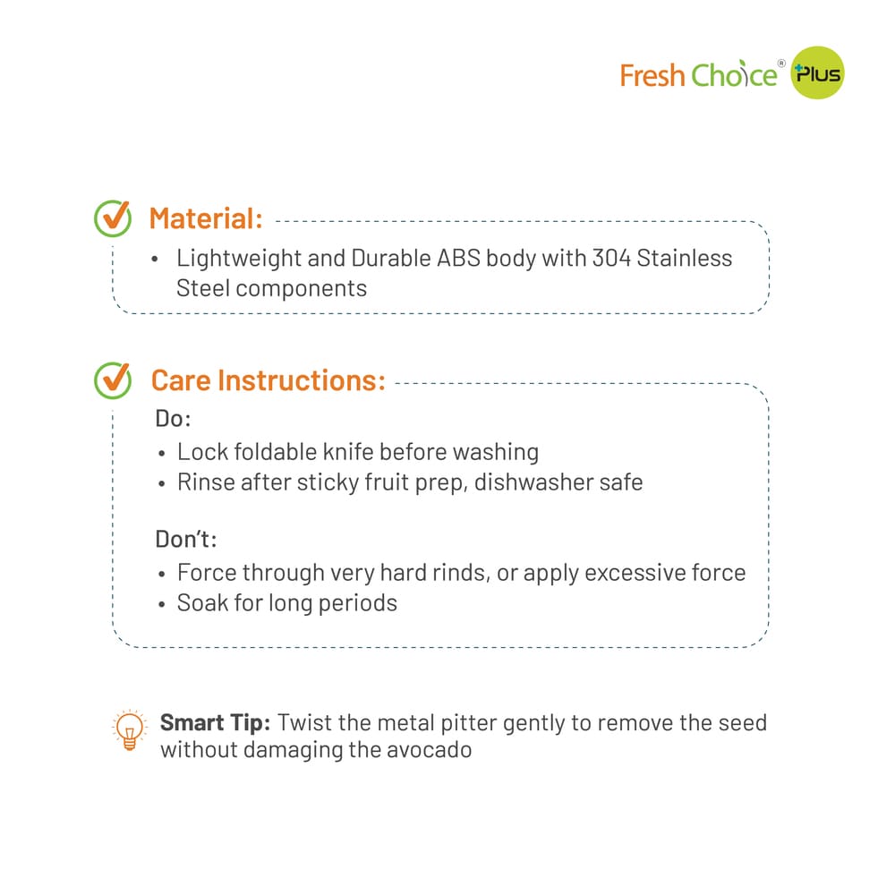 Fresh Choice Multi Fruit and Veggie Tool - Astra Family